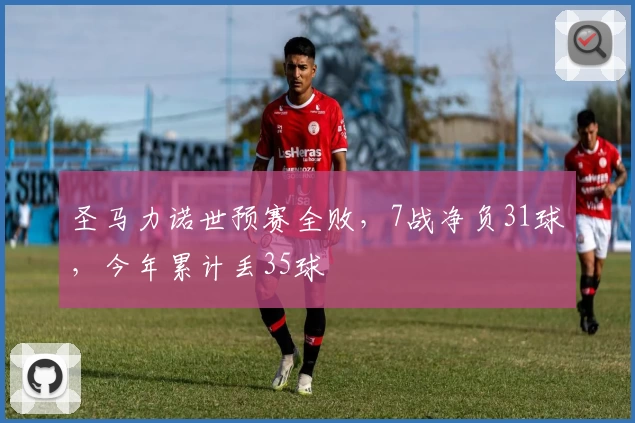 圣马力诺世预赛全败，7战净负31球，今年累计丢35球